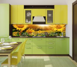 panel skleneny dekoracni slunecnice